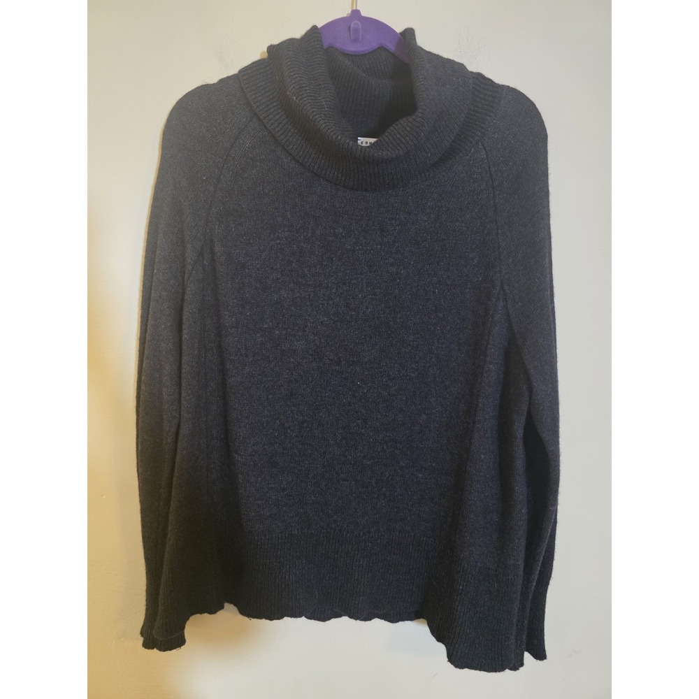Aritzia Community Women's Medium Charcoal Gray Turtleneck Alpaca Blend Sweater